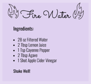 Fire Water, probiotic, apple cider vinegar, recipe, kombucha, 