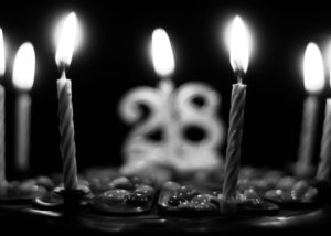 cake, celebration, candles, birthday, happy, black and white, daniella, new year